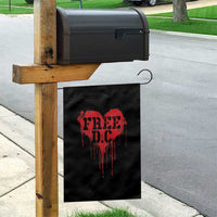 Free DC Graffiti Dripping Heart Graphic Garden Flag Washington DC Pride Political Satire - Wonder Print Shop
