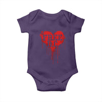 Free DC Graffiti Dripping Heart Graphic Baby Onesie Washington DC Pride Political Satire - Wonder Print Shop
