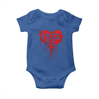 Free DC Graffiti Dripping Heart Graphic Baby Onesie Washington DC Pride Political Satire - Wonder Print Shop