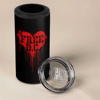 Free DC Graffiti Dripping Heart Graphic 4 in 1 Can Cooler Tumbler Washington DC Pride Political Satire - Wonder Print Shop