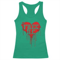 Free DC Graffiti Dripping Heart Graphic Racerback Tank Top Washington DC Pride Political Satire - Wonder Print Shop