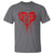 Free DC Graffiti Dripping Heart Graphic T Shirt Washington DC Pride Political Satire - Wonder Print Shop