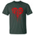 Free DC Graffiti Dripping Heart Graphic T Shirt Washington DC Pride Political Satire - Wonder Print Shop