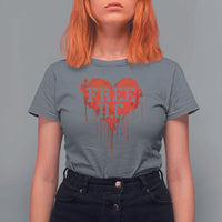 Free DC Graffiti Dripping Heart Graphic T Shirt For Women Washington DC Pride Political Satire - Wonder Print Shop