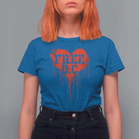 Free DC Graffiti Dripping Heart Graphic T Shirt For Women Washington DC Pride Political Satire - Wonder Print Shop
