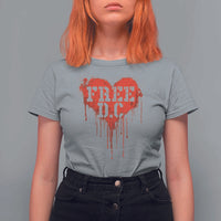 Free DC Graffiti Dripping Heart Graphic T Shirt For Women Washington DC Pride Political Satire - Wonder Print Shop