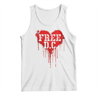 Free DC Graffiti Dripping Heart Graphic Tank Top Washington DC Pride Political Satire - Wonder Print Shop