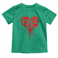 Free DC Graffiti Dripping Heart Graphic Toddler T Shirt Washington DC Pride Political Satire - Wonder Print Shop