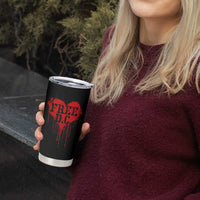 Free DC Graffiti Dripping Heart Graphic Tumbler Cup Washington DC Pride Political Satire - Wonder Print Shop