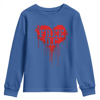 Free DC Graffiti Dripping Heart Graphic Youth Sweatshirt Washington DC Pride Political Satire - Wonder Print Shop