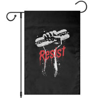 Resist with Sandwich Power Garden Flag Funny Food Rebellion Political Satire - Wonder Print Shop