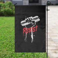 Resist with Sandwich Power Garden Flag Funny Food Rebellion Political Satire - Wonder Print Shop