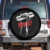 Resist with Sandwich Power Spare Tire Cover Funny Food Rebellion Political Satire - Wonder Print Shop