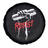 Resist with Sandwich Power Spare Tire Cover Funny Food Rebellion Political Satire - Wonder Print Shop