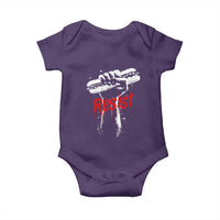 Resist with Sandwich Power Baby Onesie Funny Food Rebellion Political Satire - Wonder Print Shop