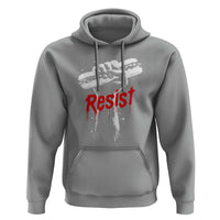Resist with Sandwich Power Hoodie Funny Food Rebellion Political Satire - Wonder Print Shop