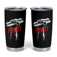 Resist with Sandwich Power Tumbler Cup Funny Food Rebellion Political Satire - Wonder Print Shop