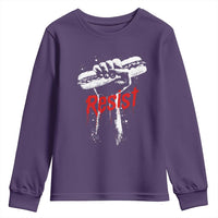 Resist with Sandwich Power Youth Sweatshirt Funny Food Rebellion Political Satire - Wonder Print Shop