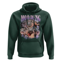 Baby Hippo Moo Deng Hoodie Funny Moo-deng Baby Pygmy Hippopotamus - Wonder Print Shop