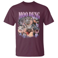 Baby Hippo Moo Deng T Shirt Funny Moo-deng Baby Pygmy Hippopotamus - Wonder Print Shop