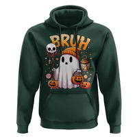 Cute Halloween Ghost Boo Sheet Hoodie Funny Bruh Trick Or Treat Candy - Wonder Print Shop