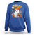 Cute Halloween Ghost Boo Sheet Sweatshirt Funny Bruh Trick Or Treat Candy - Wonder Print Shop