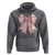 Pink Ghost Bow Coquette Hoodie Cute Girlly Boo Sheet Halloween Spooky Season - Wonder Print Shop