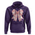 Pink Ghost Bow Coquette Hoodie Cute Girlly Boo Sheet Halloween Spooky Season - Wonder Print Shop