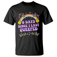 Funny Queef Joke Embarrassing T Shirt 0 Days Since I Last Queefed - Wonder Print Shop