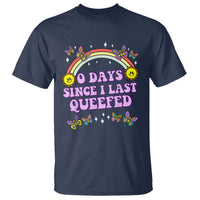 Funny Queef Joke Embarrassing T Shirt 0 Days Since I Last Queefed - Wonder Print Shop