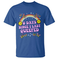 Funny Queef Joke Embarrassing T Shirt 0 Days Since I Last Queefed - Wonder Print Shop