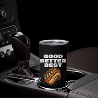 Good Better Best Chicago Football Inspirational Tumbler Cup Funny Hot Dog and Claw Graphic - Wonder Print Shop