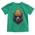 Cool Bear Chicago Graphic Toddler T Shirt Retro Vibe City Pride Beanie and Sunglasses - Wonder Print Shop