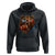 Cool Game Day Bear Graphic Hoodie Bold Football Fan Dripping Paint - Wonder Print Shop