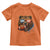 Cool Game Day Bear Graphic Toddler T Shirt Bold Football Fan Dripping Paint - Wonder Print Shop