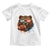 Cool Game Day Bear Graphic Toddler T Shirt Bold Football Fan Dripping Paint - Wonder Print Shop