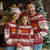 Chicago Skyline Football Graphic Ugly Christmas Sweater Bold Windy City Fan Art for Game Days - Wonder Print Shop