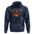Fierce Football Bear Hoodie Chicago Fan Number 18 Bold Orange Game Day Spirit - Wonder Print Shop