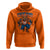 Fierce Football Bear Hoodie Chicago Fan Number 18 Bold Orange Game Day Spirit - Wonder Print Shop