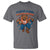 Fierce Football Bear T Shirt Chicago Fan Number 18 Bold Orange Game Day Spirit - Wonder Print Shop