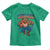 Fierce Football Bear Toddler T Shirt Chicago Fan Number 18 Bold Orange Game Day Spirit - Wonder Print Shop