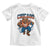 Fierce Football Bear Toddler T Shirt Chicago Fan Number 18 Bold Orange Game Day Spirit - Wonder Print Shop