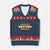 Good Better Best Chicago Football Inspirational V-Neck Knit Sweater Vest Fierce Bears Claw Graphic for Fan - Wonder Print Shop