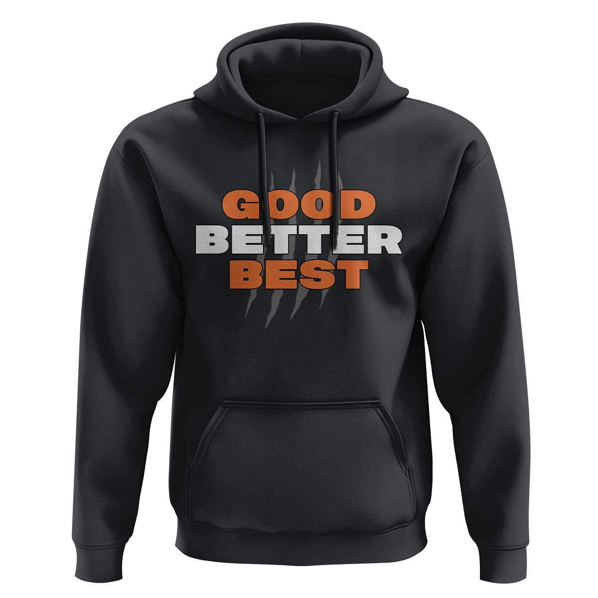 Good Better Best Chicago Football Inspirational Hoodie Fierce Bears Claw Graphic for Fan TS02
