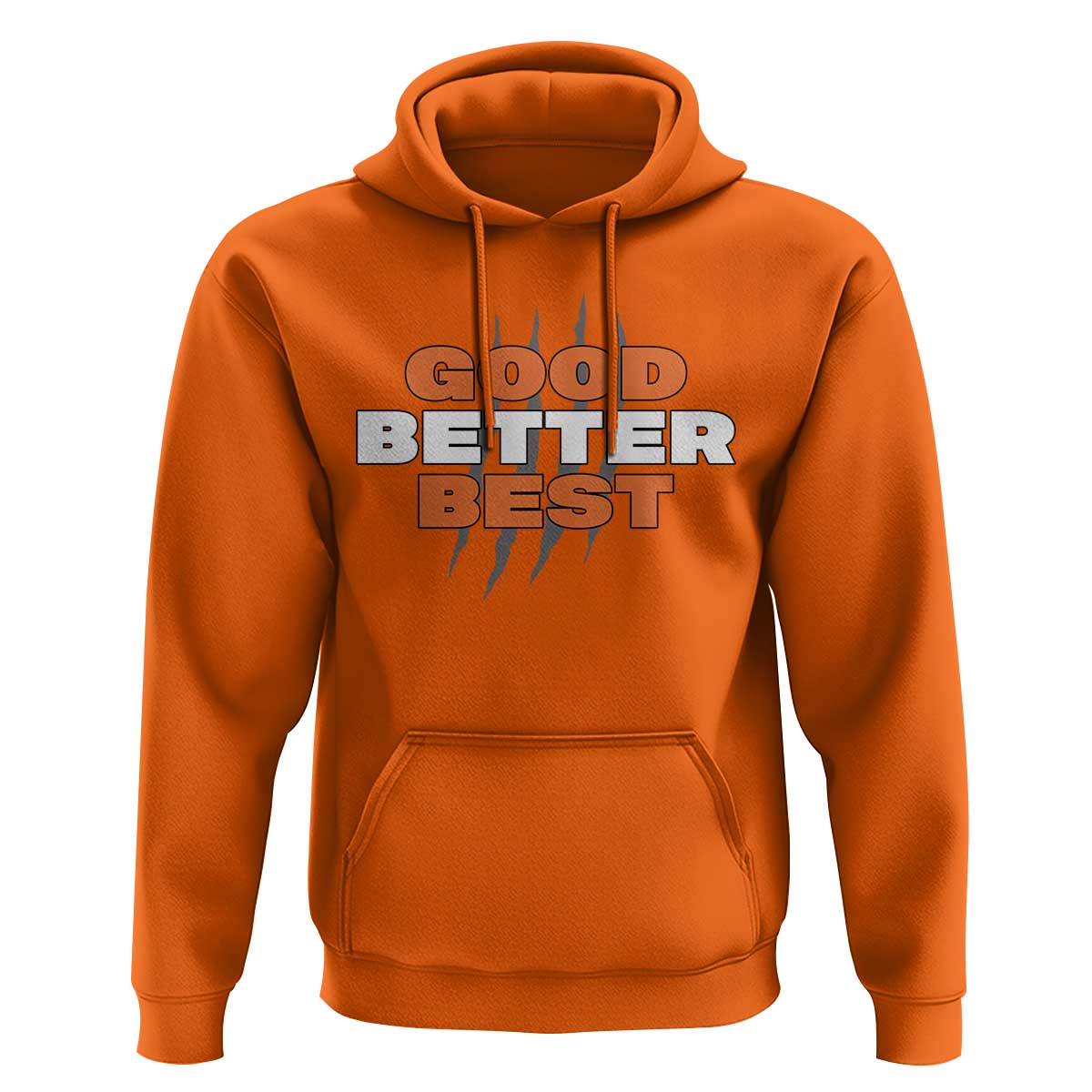 Good Better Best Chicago Football Inspirational Hoodie Fierce Bears Claw Graphic for Fan TS02