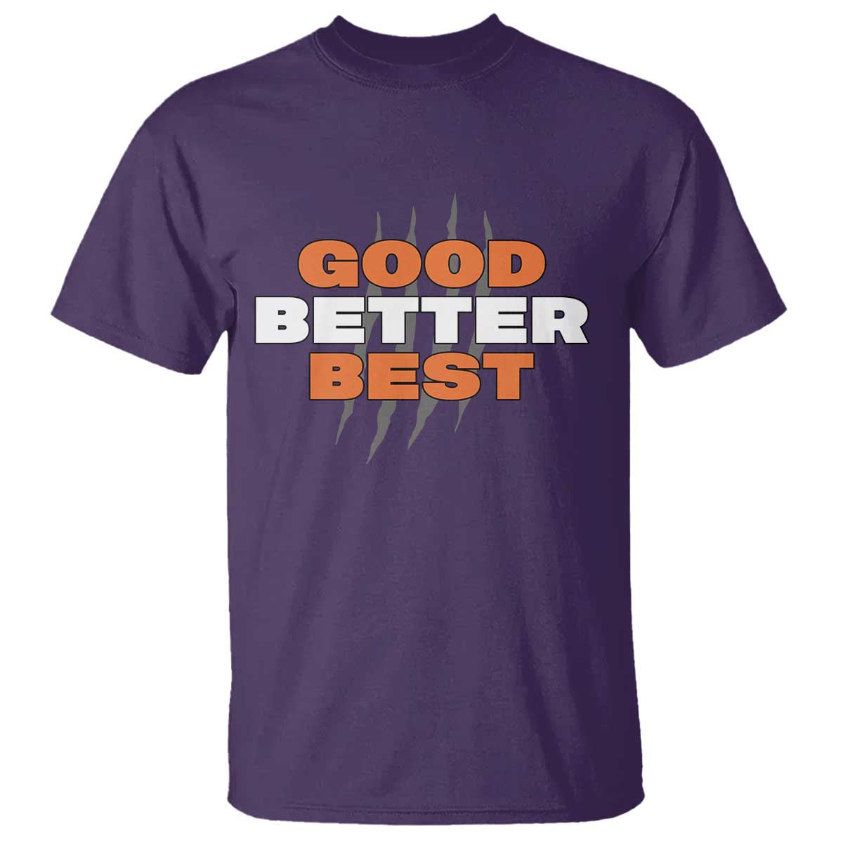 Good Better Best Chicago Football Inspirational T Shirt Fierce Bears Claw Graphic for Fan TS02