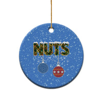 Couple Christmas Ceramic Ornament Funny Nuts Xmas Chestnuts - Wonder Print Shop