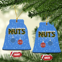 Couple Christmas Ceramic Ornament Funny Nuts Xmas Chestnuts - Wonder Print Shop