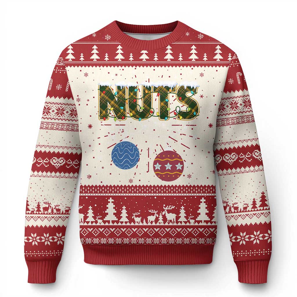 Christmas Couples Ugly Christmas Sweater Chestnuts Xmas Matching Family Funny Nuts - Wonder Print Shop