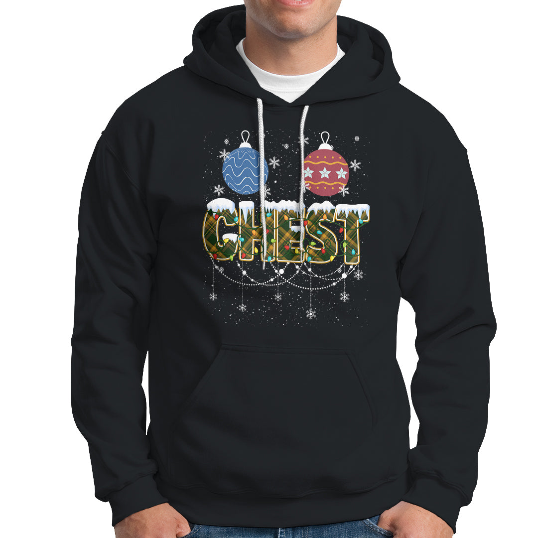 Christmas Couples Hoodie Chestnuts Xmas Matching Family Funny Chest - Wonder Print Shop